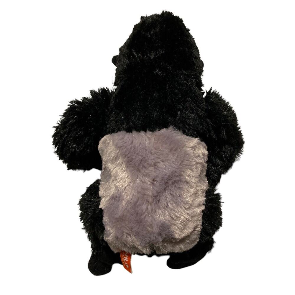 Wild Republic Silverback Gorilla Plush 12” Stuffed Animal Toy Ape Wildlife - Picture 3 of 4